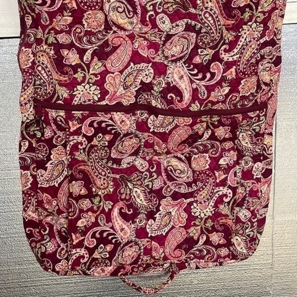 Large Vera Bradley garment bag. Print retired Used, piccadilly plum, - Picture 14 of 17